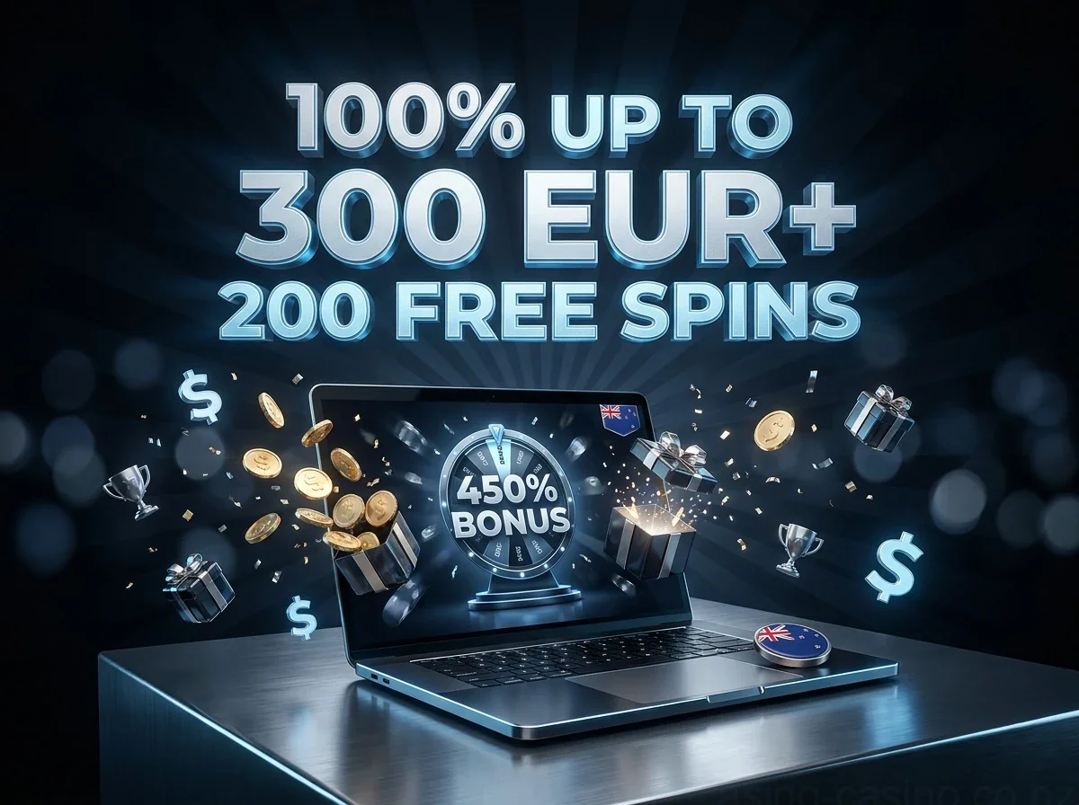 100% UP TO 300 EUR+ 200 FREE SPINS